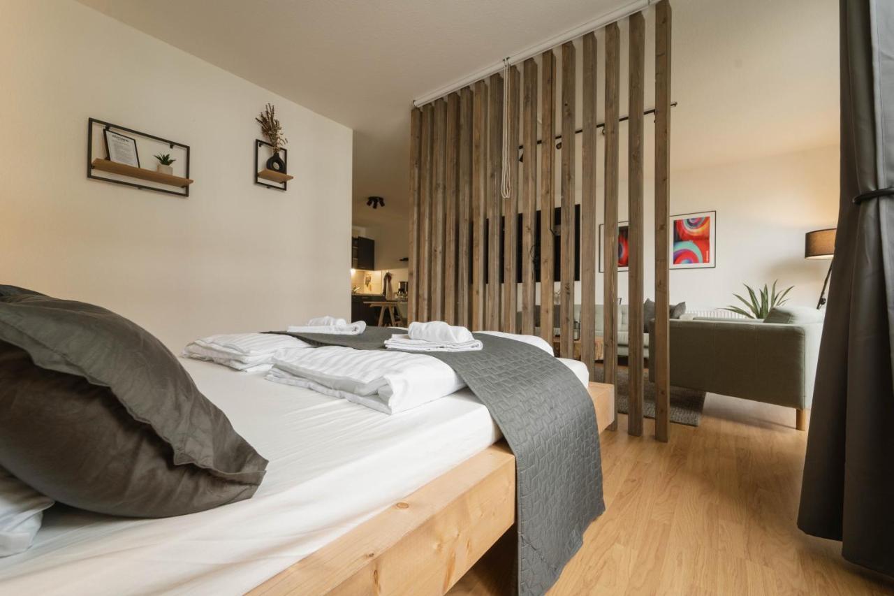 מגדבורג Raum921 - Stilvolles Apartment - Wlan, Tiefgarage, Kueche, Netflix מראה חיצוני תמונה